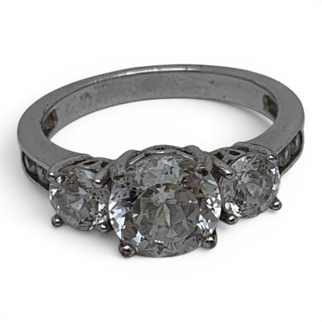 Sterling Silver & Cubic Zirconia Ring (1 of 6)
