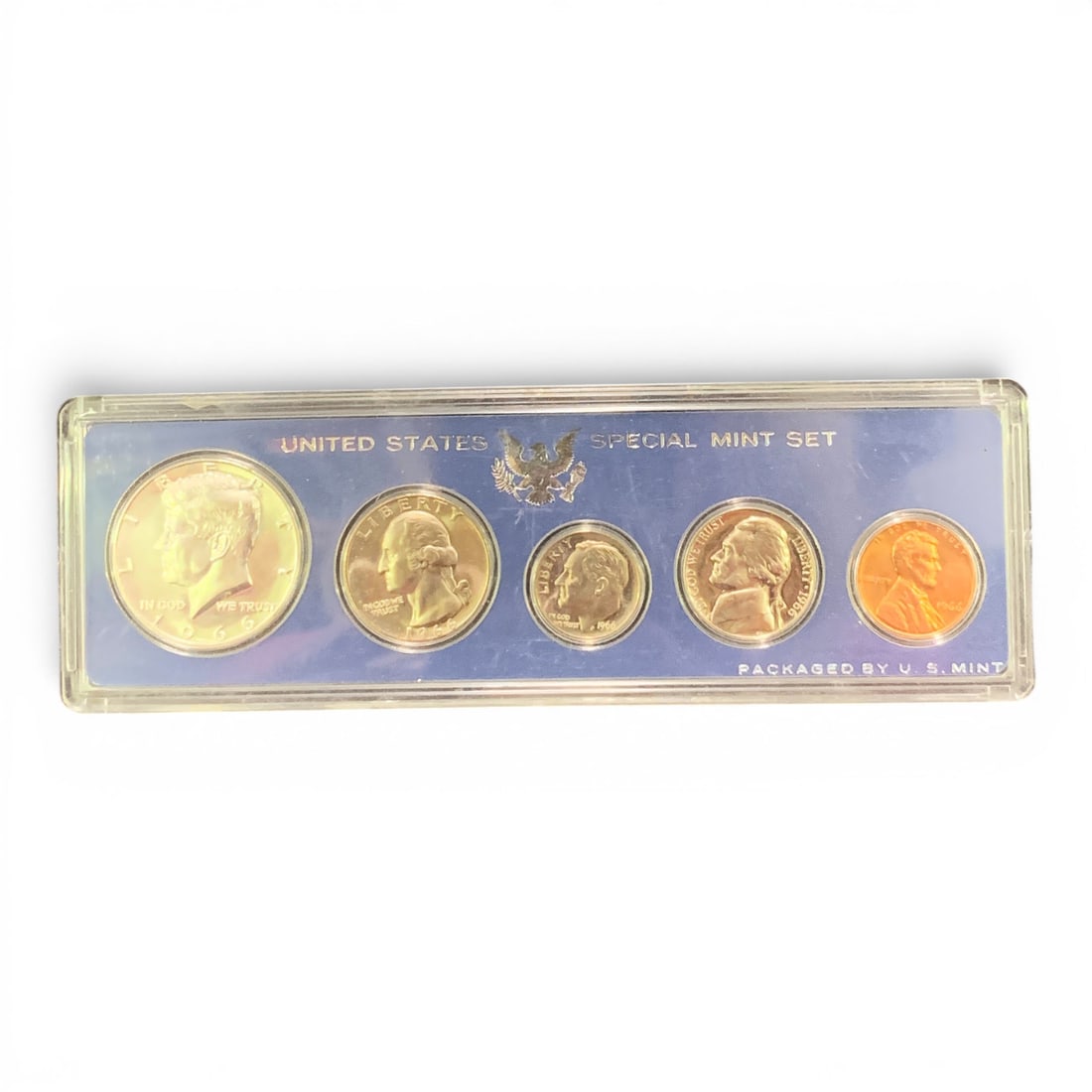 1966 U. S. Special Mint Set W/ Silver Kennedy Half (1 of 3)