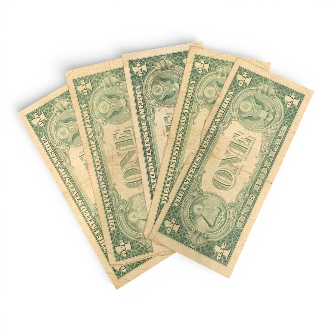 5 $1 1935 Silver Certificate Notes - 3