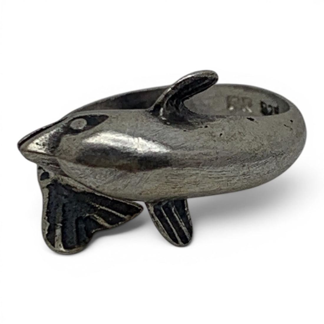 Sterling Silver Dolphin Ring - 2