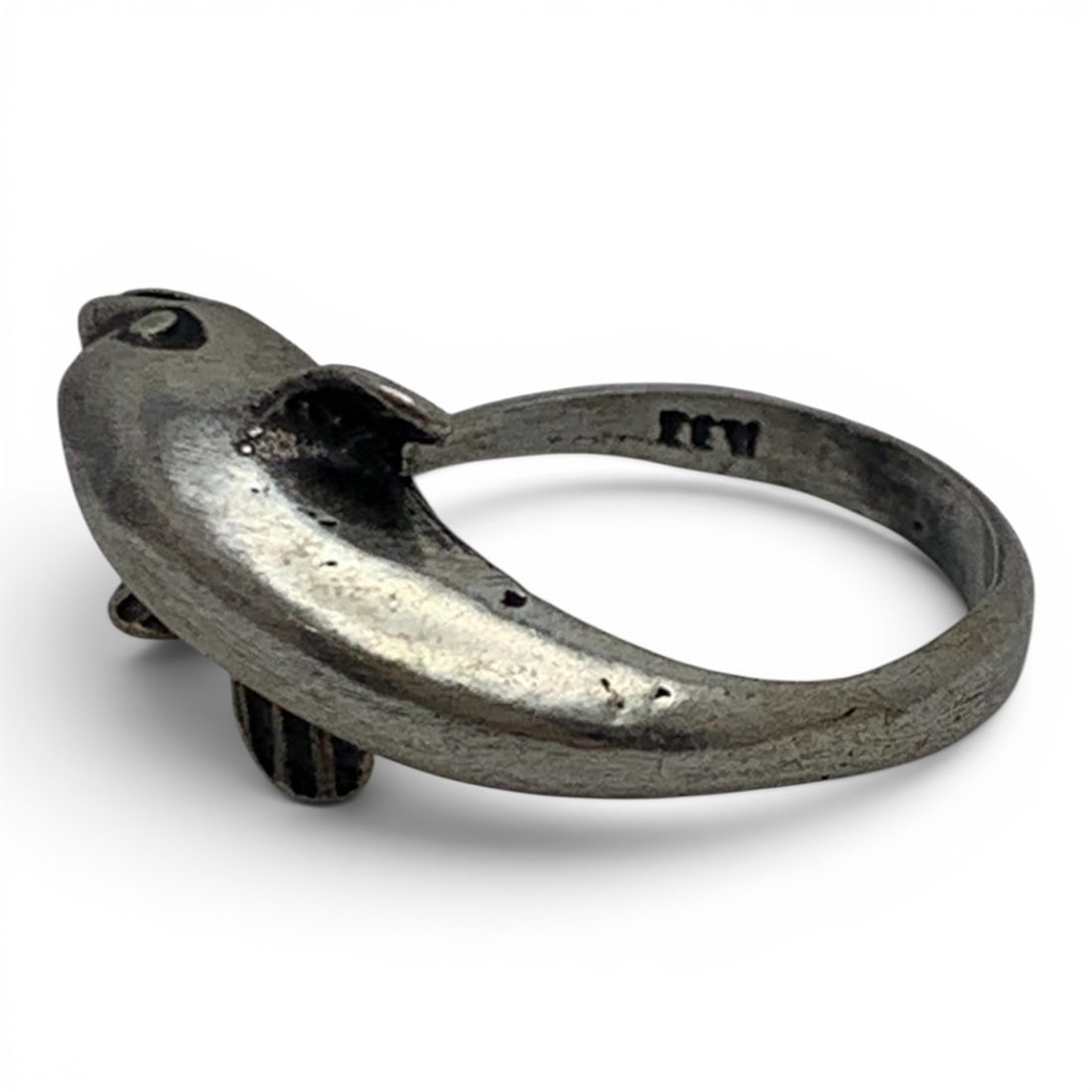 Sterling Silver Dolphin Ring - 3