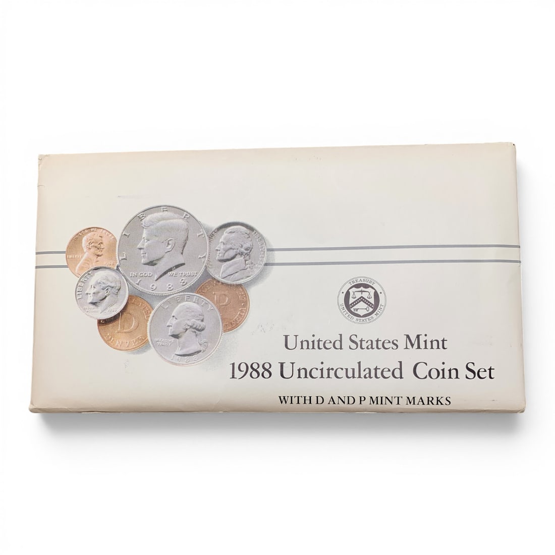 188 United States Mint Uncirculated Coin Set: 188 United States Mint Uncirculated Coin Set - D And P Mint Marks - 12 Total Pieces