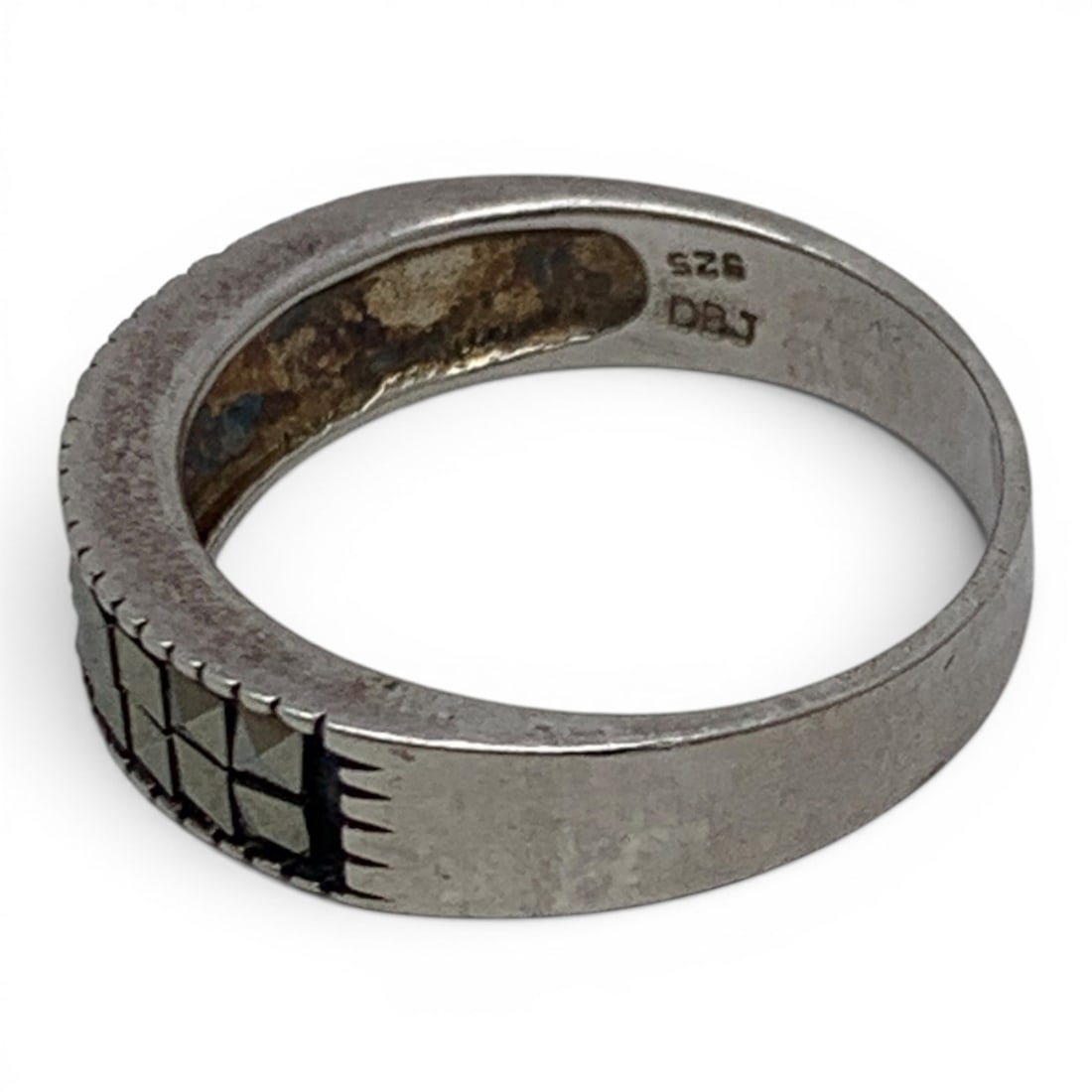 Sterling Silver & Marcasite Ring - 2