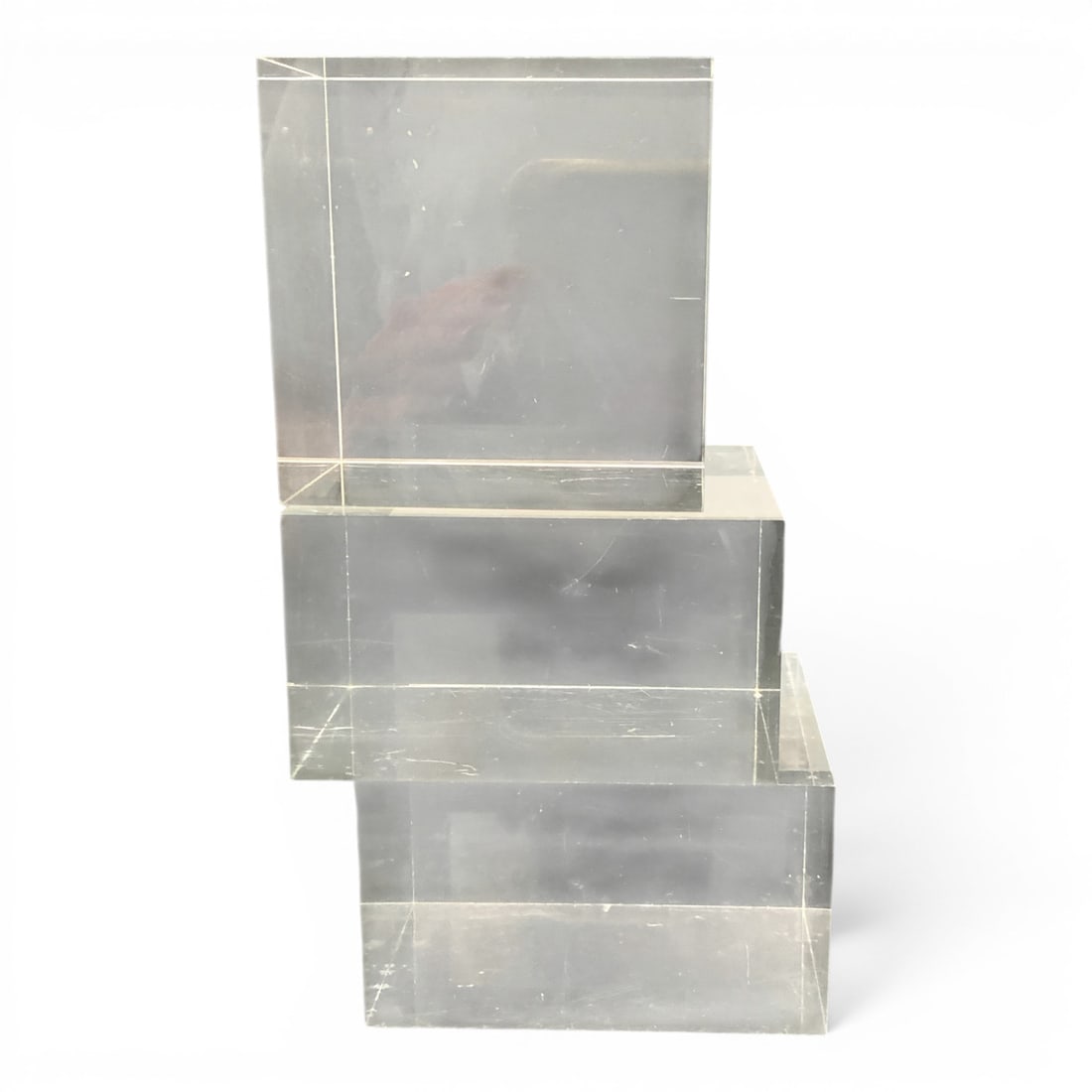 3 Clear Acrylic Bases - 3