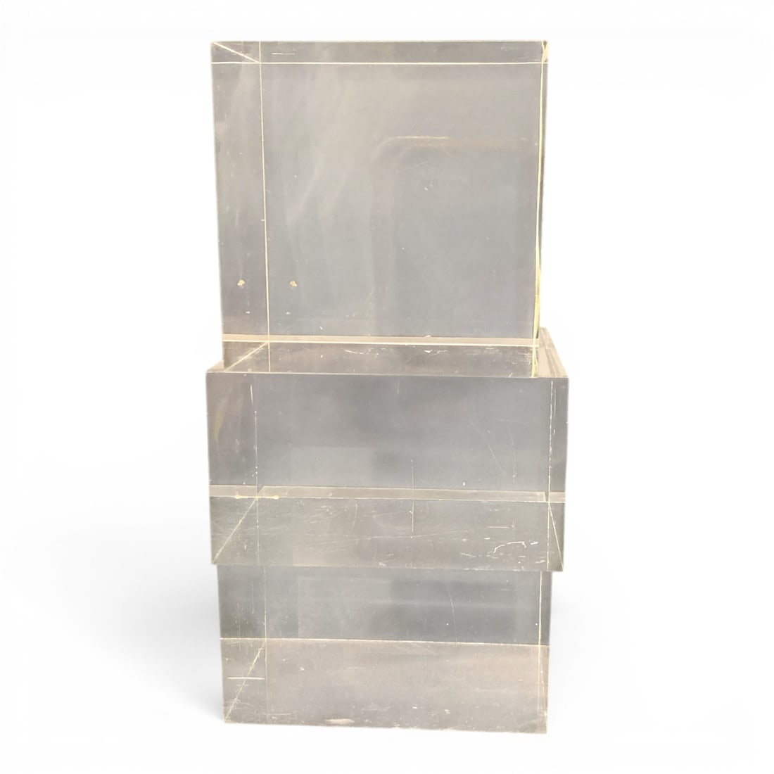 3 Clear Acrylic Bases - 4