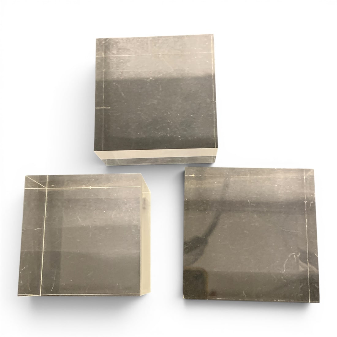 3 Clear Acrylic Bases - 5