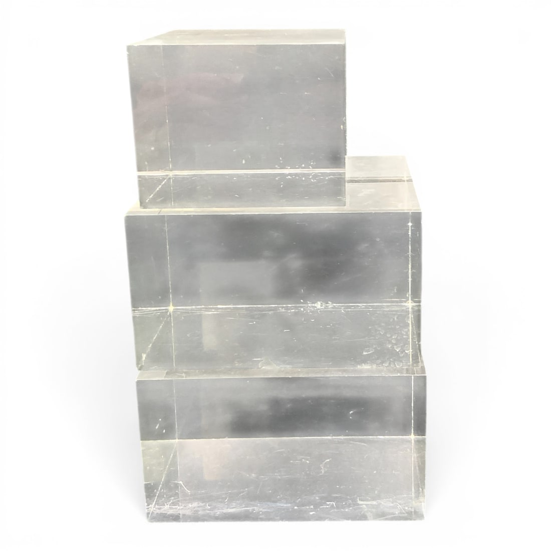 3 Clear Acrylic Base Stands - 2