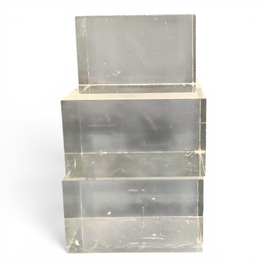 3 Clear Acrylic Base Stands - 3