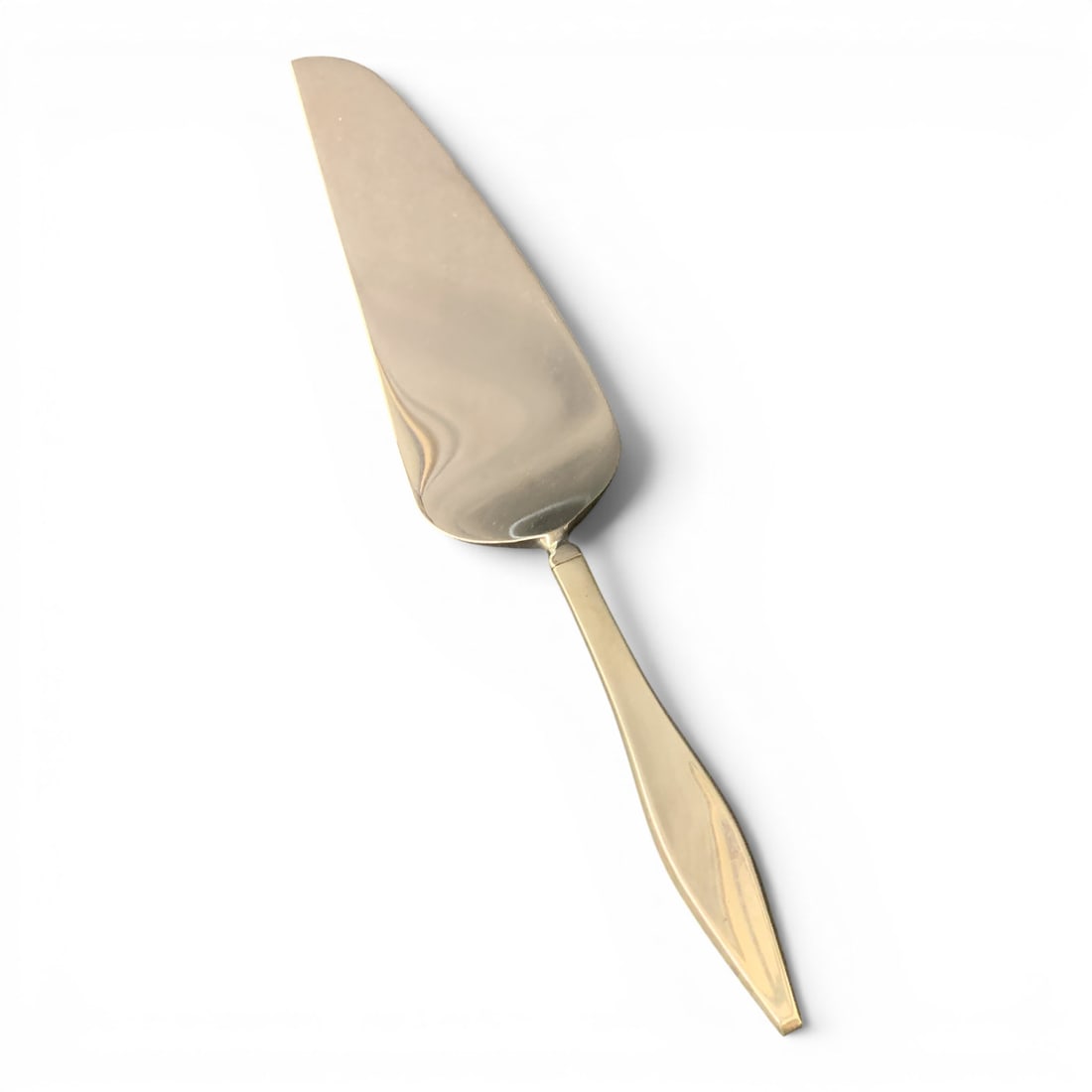 Reed & Barton Cake Knife With Sterling Handle: Reed & Barton Mirror Stele Cake Knife Featuring A Sterling Silver HandleMarked On Back: Reed & Barton, Mirrorstele, Sterling Handle10 3/4" Long - 2.830 Total Ozt