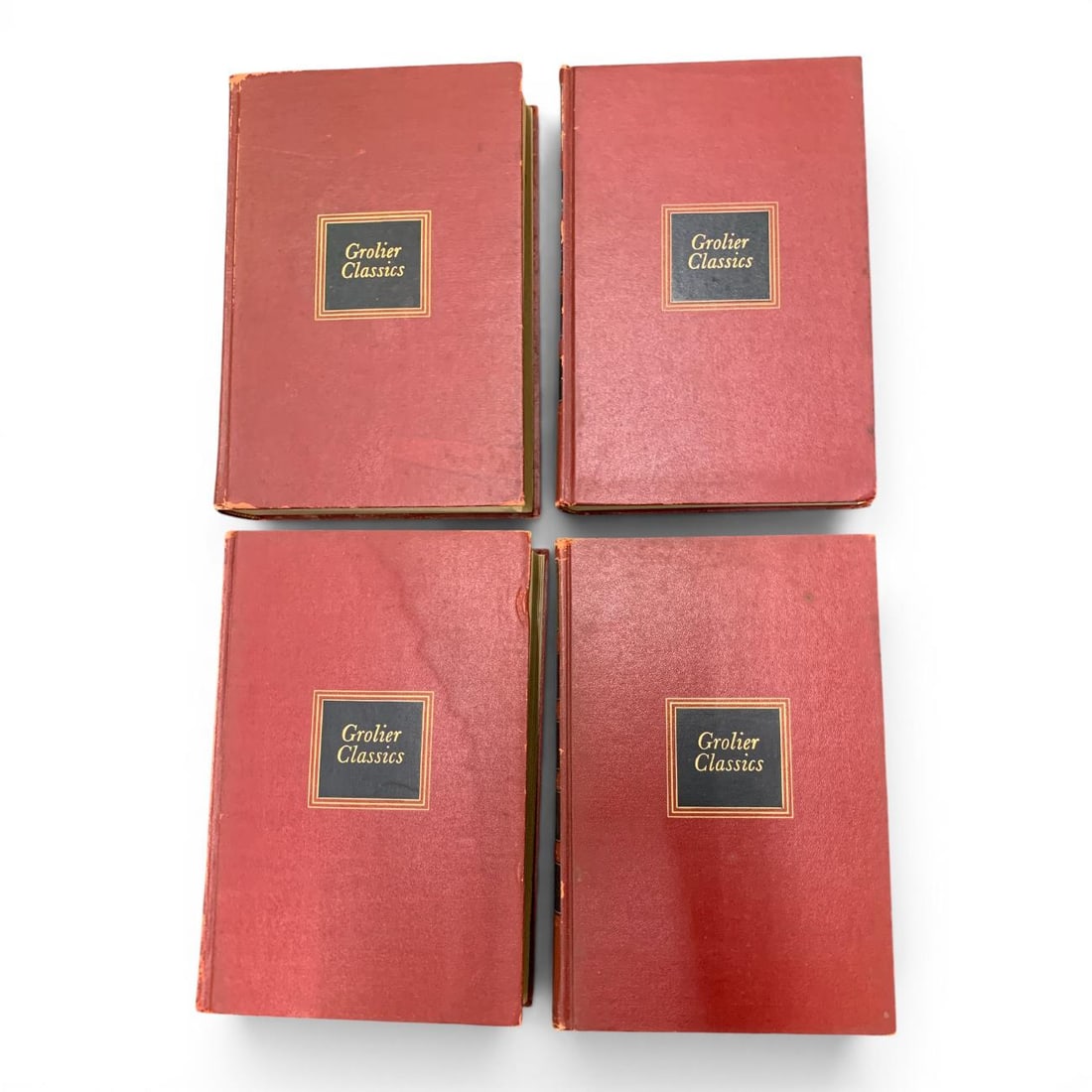 4 Vintage Grolier Classics Hardcover Books (1 of 4)