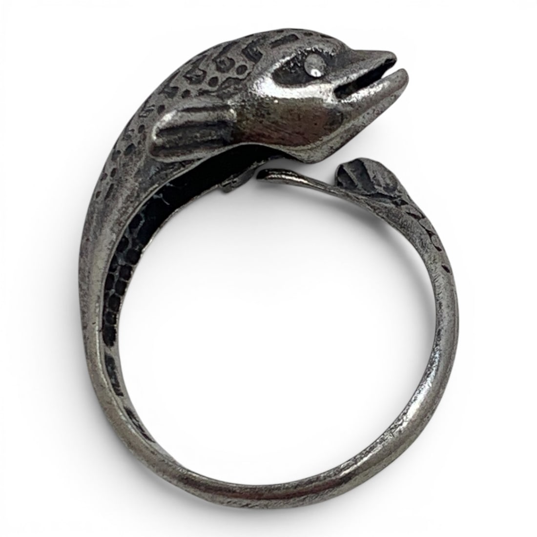 Sterling Silver Dolphin Ring - 3