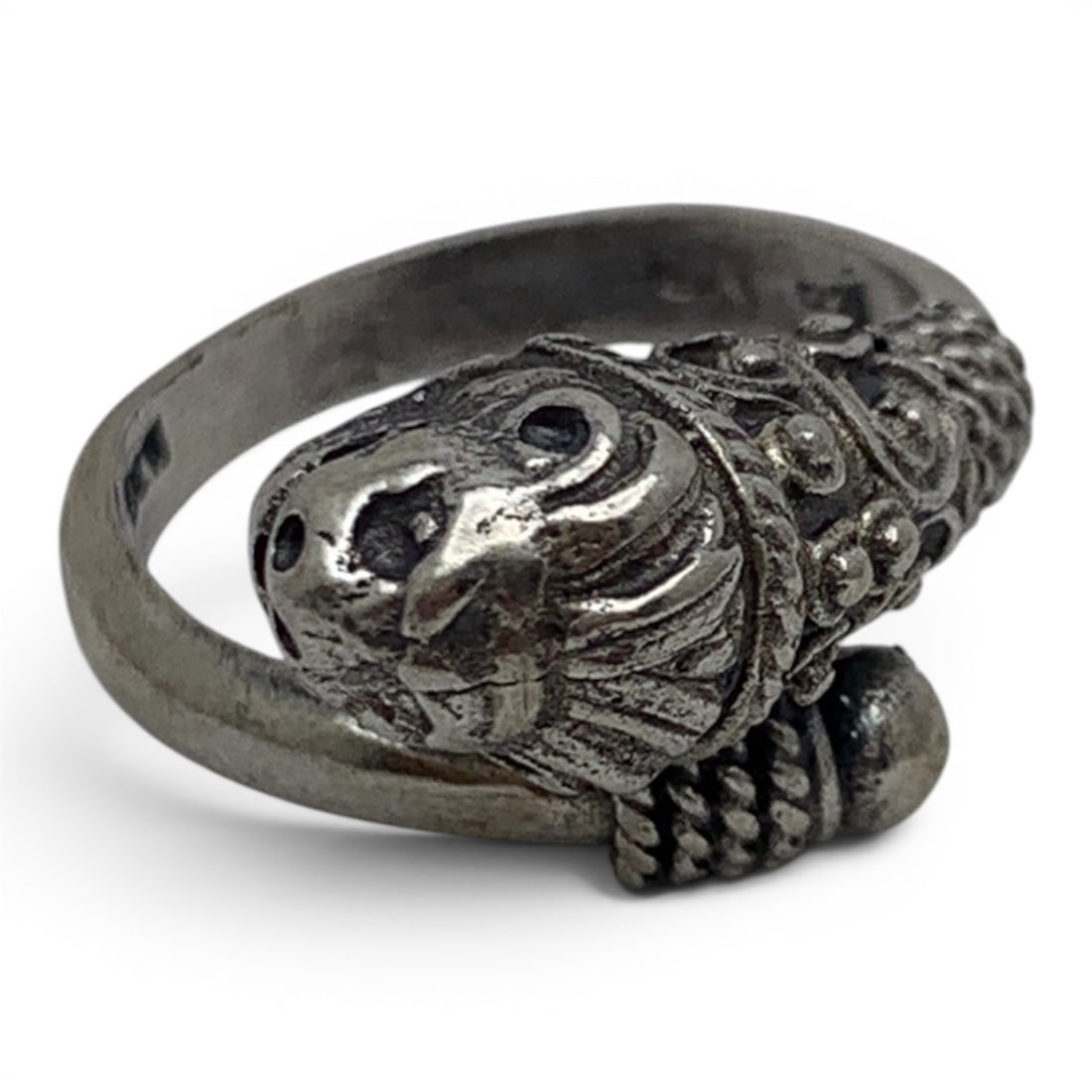 Sterling Silver Lion's Head Ring - 2