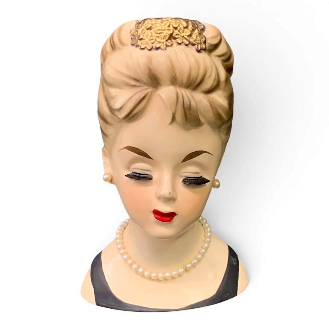 Vintage Inarco Lady Head Vase (1 of 9)