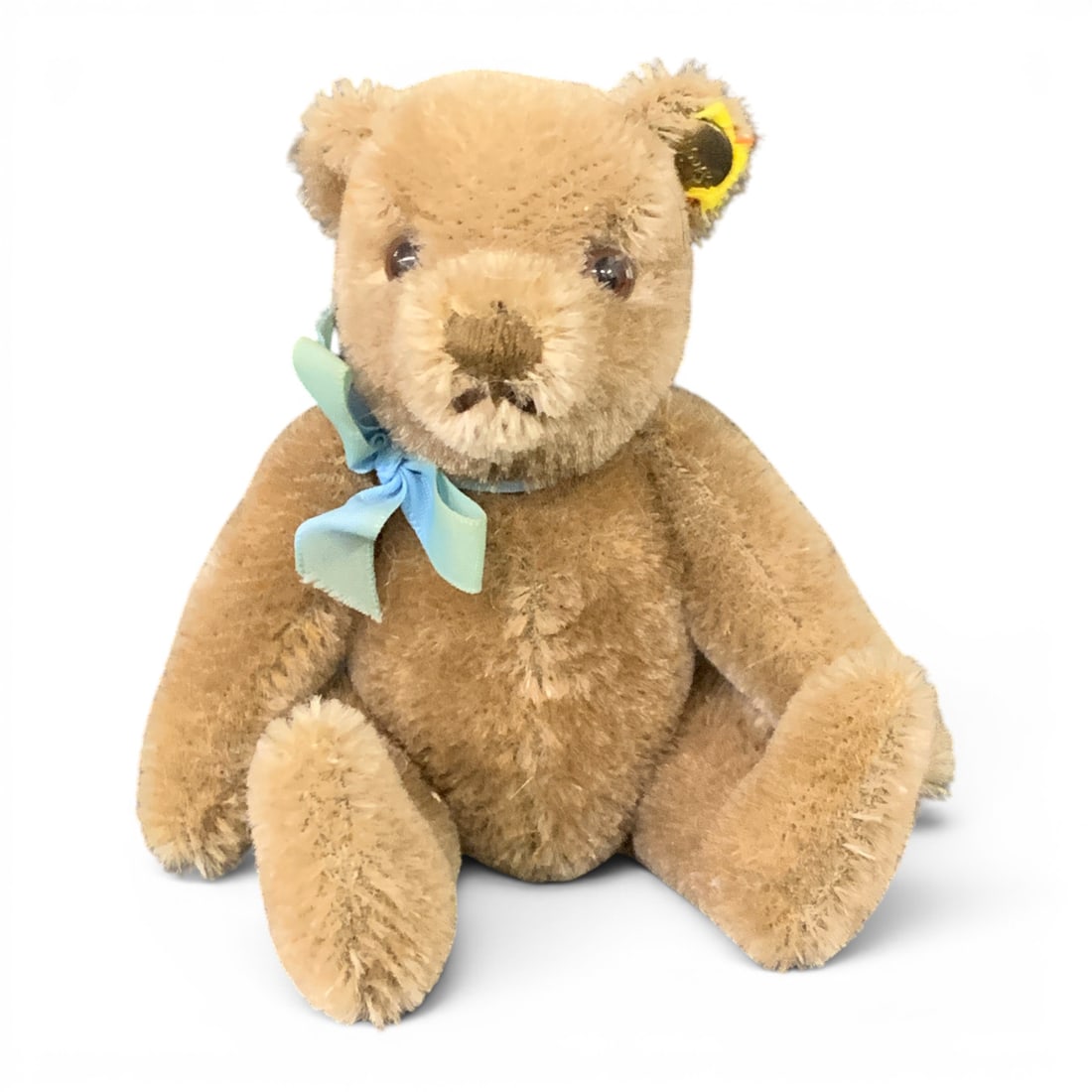 Vintage Steiff Petsy Articulated Teddy Bear: Vintage Steiff Petsy Articulated Teddy Bear Marked On Ear Button: Steiff5 1/2" Long