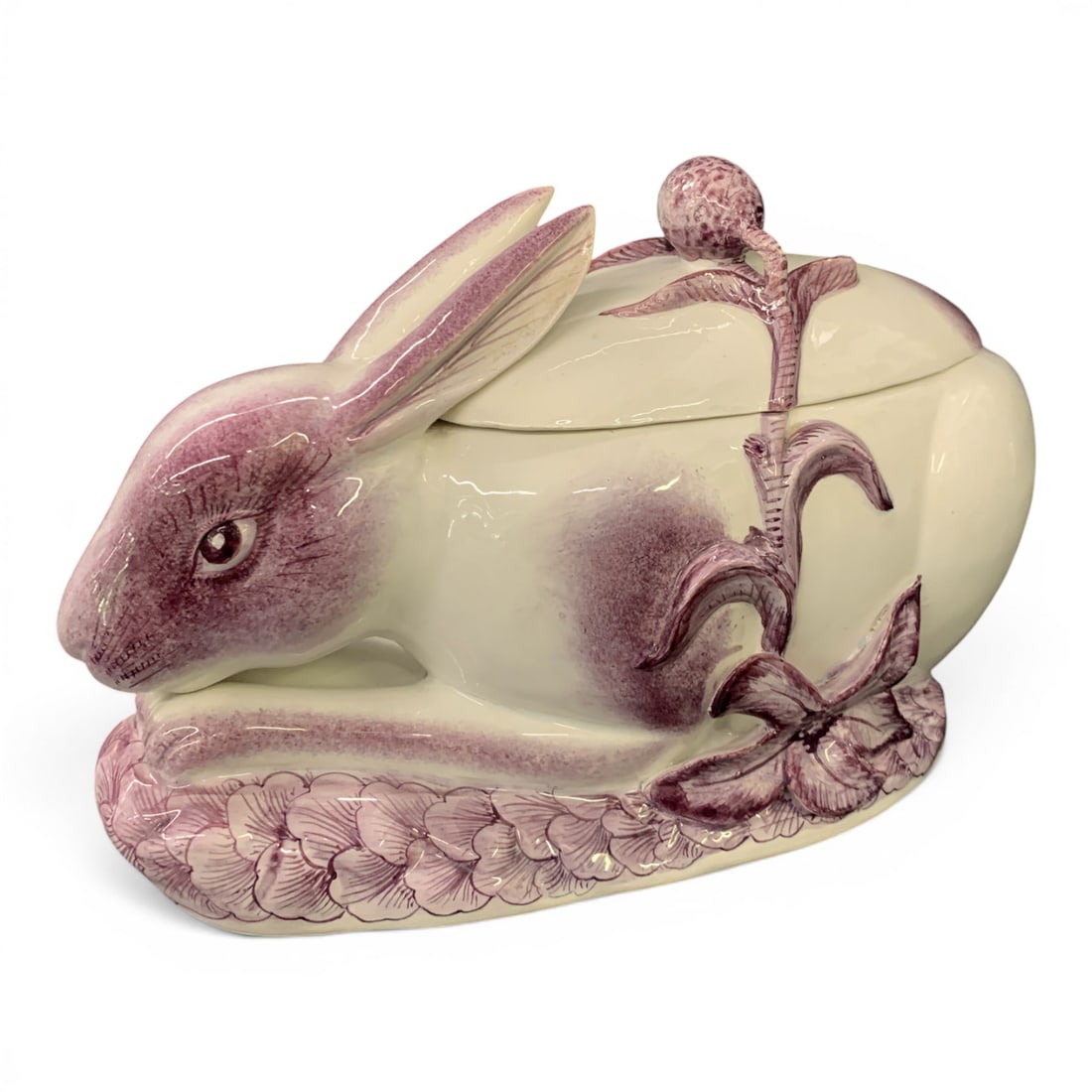 Vintage Porcelain Rabbit Cookie Jar (1 of 9)