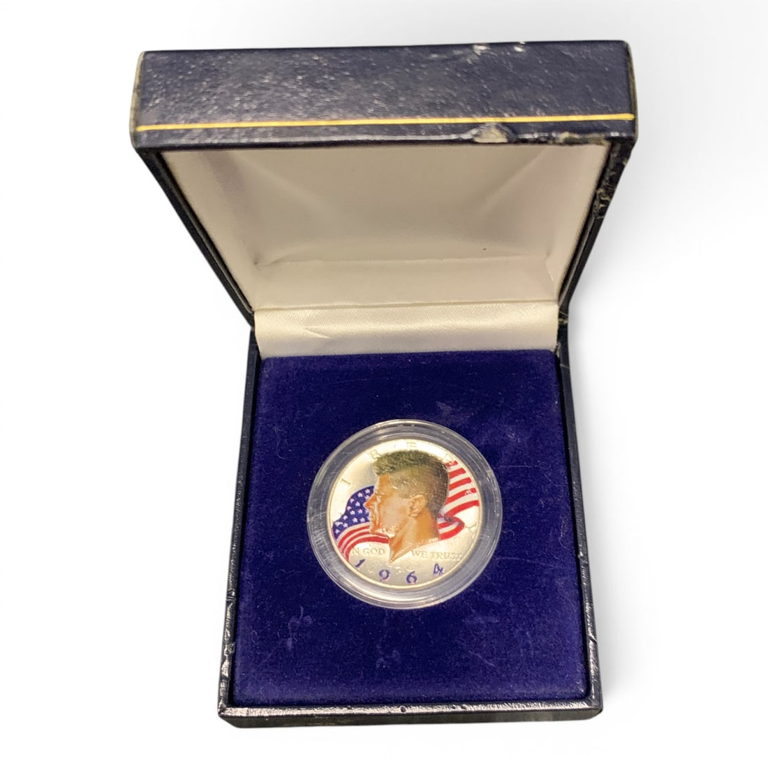 1964 Silver Kennedy Colored Half Dollar - 3