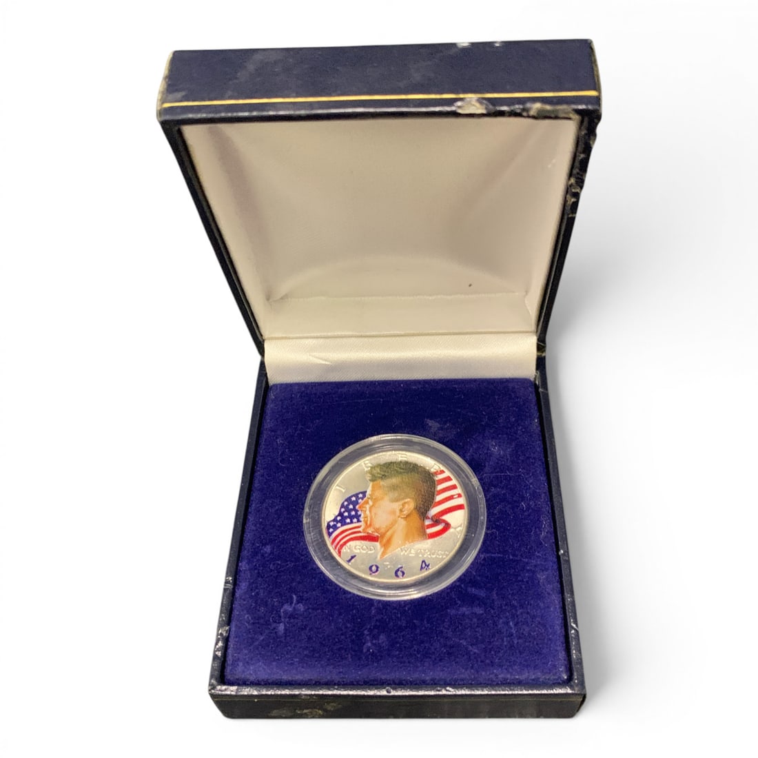 1964 Silver Kennedy Colored Half Dollar - 4