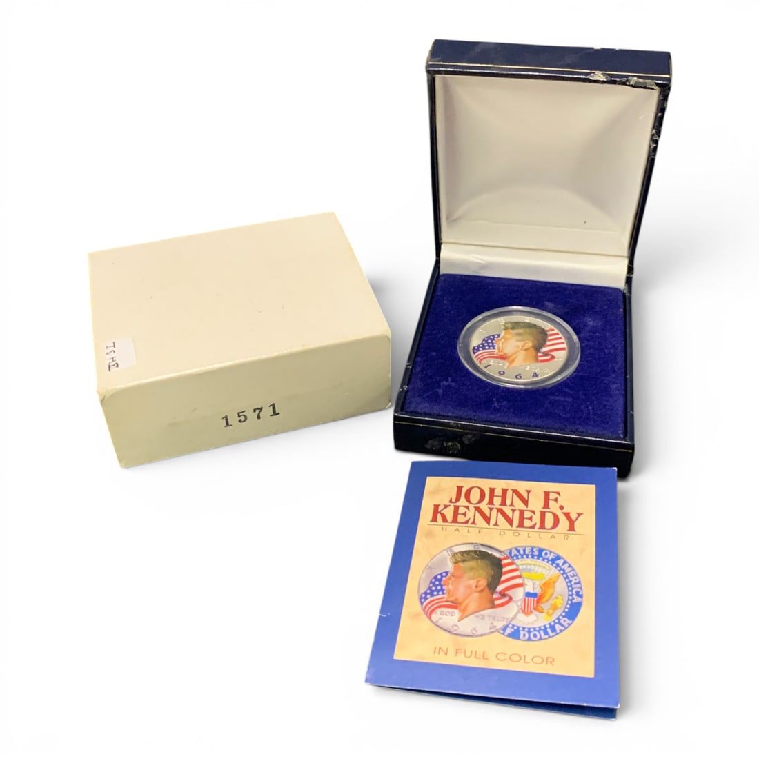 1964 Silver Kennedy Colored Half Dollar - 6