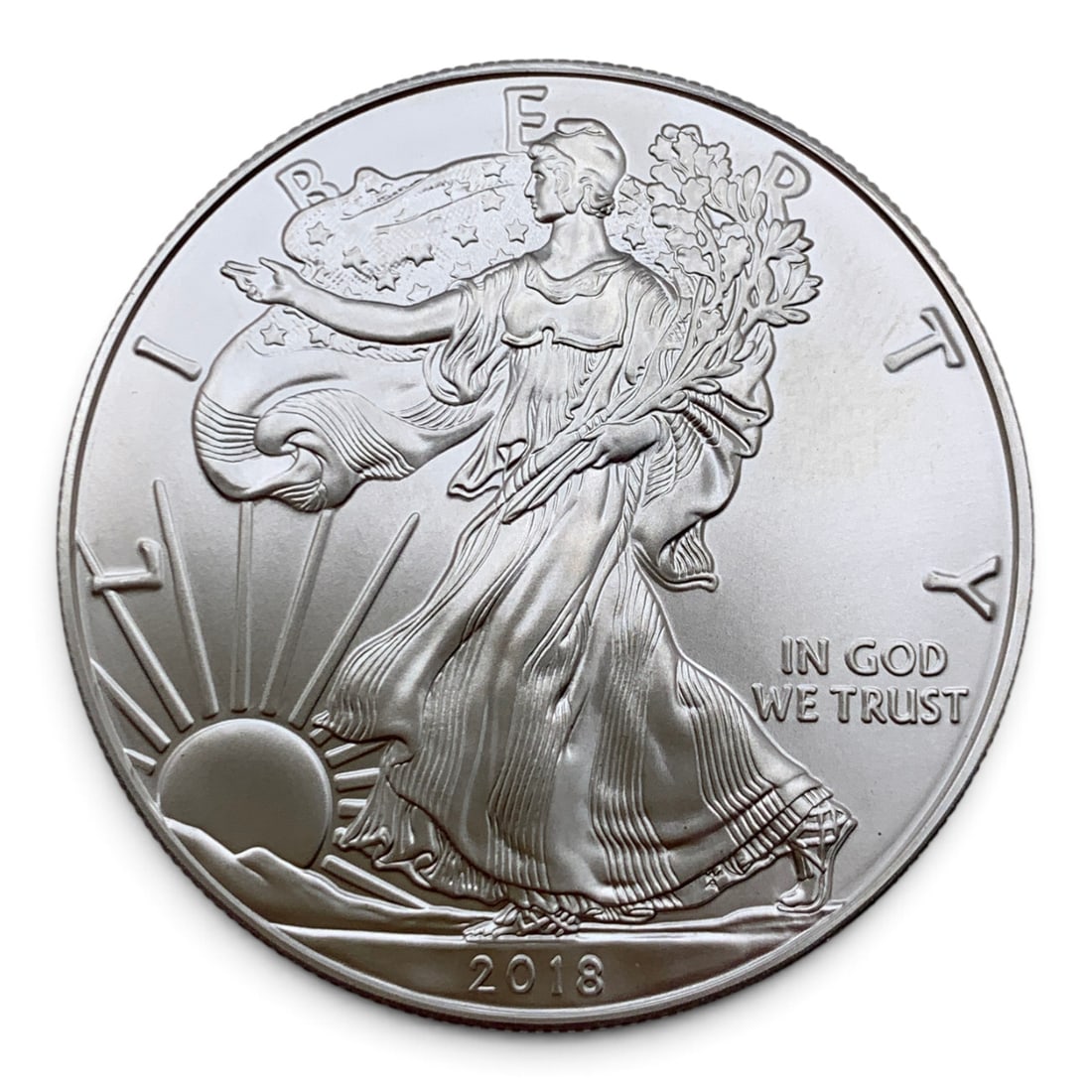 2018 $1 American 1oz. Silver Eagle Round - 2