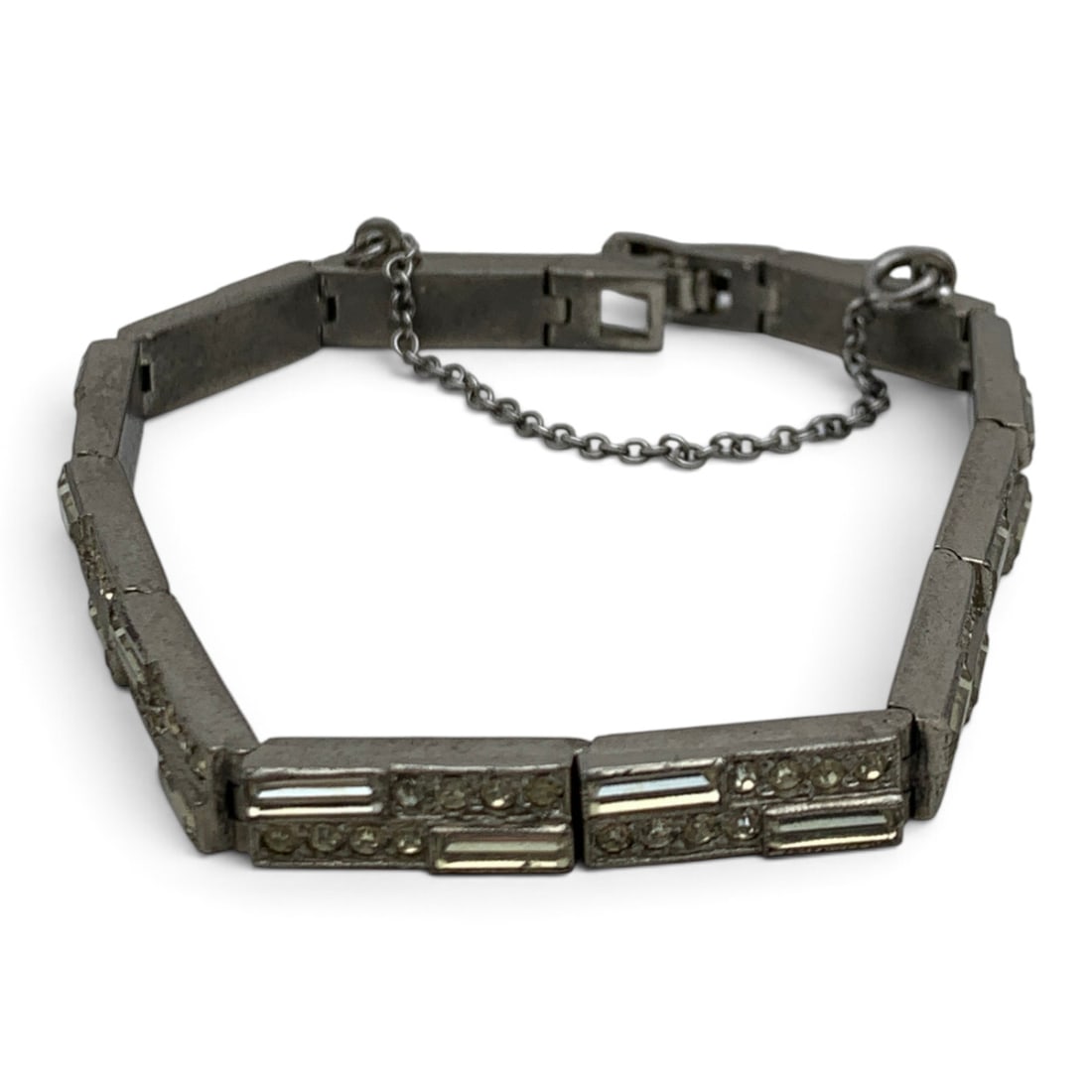 Silver & Clear Stone Bracelet - 3