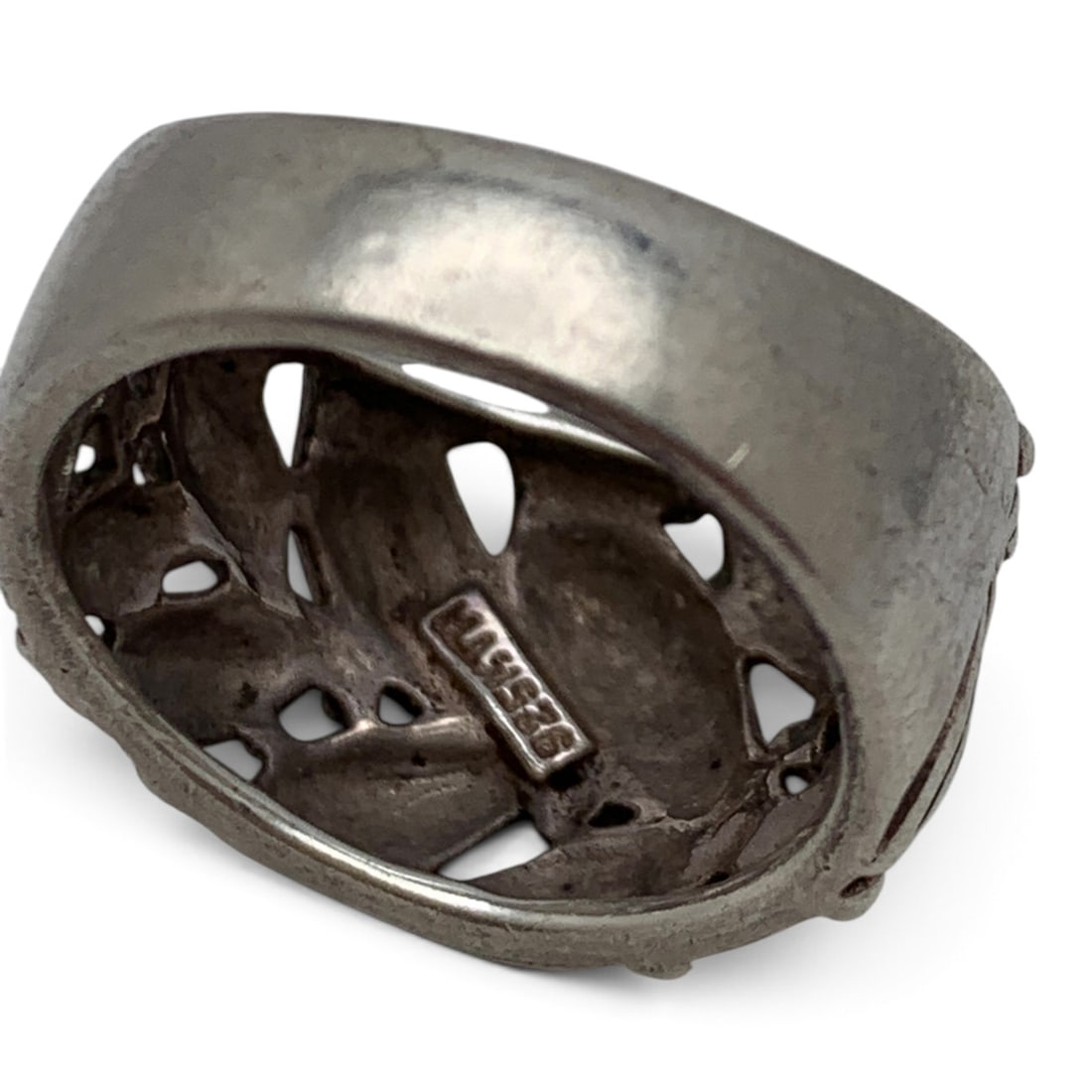 Sterling Silver Leaf Ring - 6