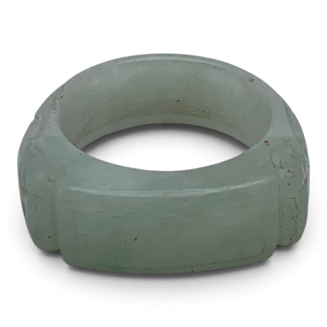 Carved Chinese Jade Ring - 2