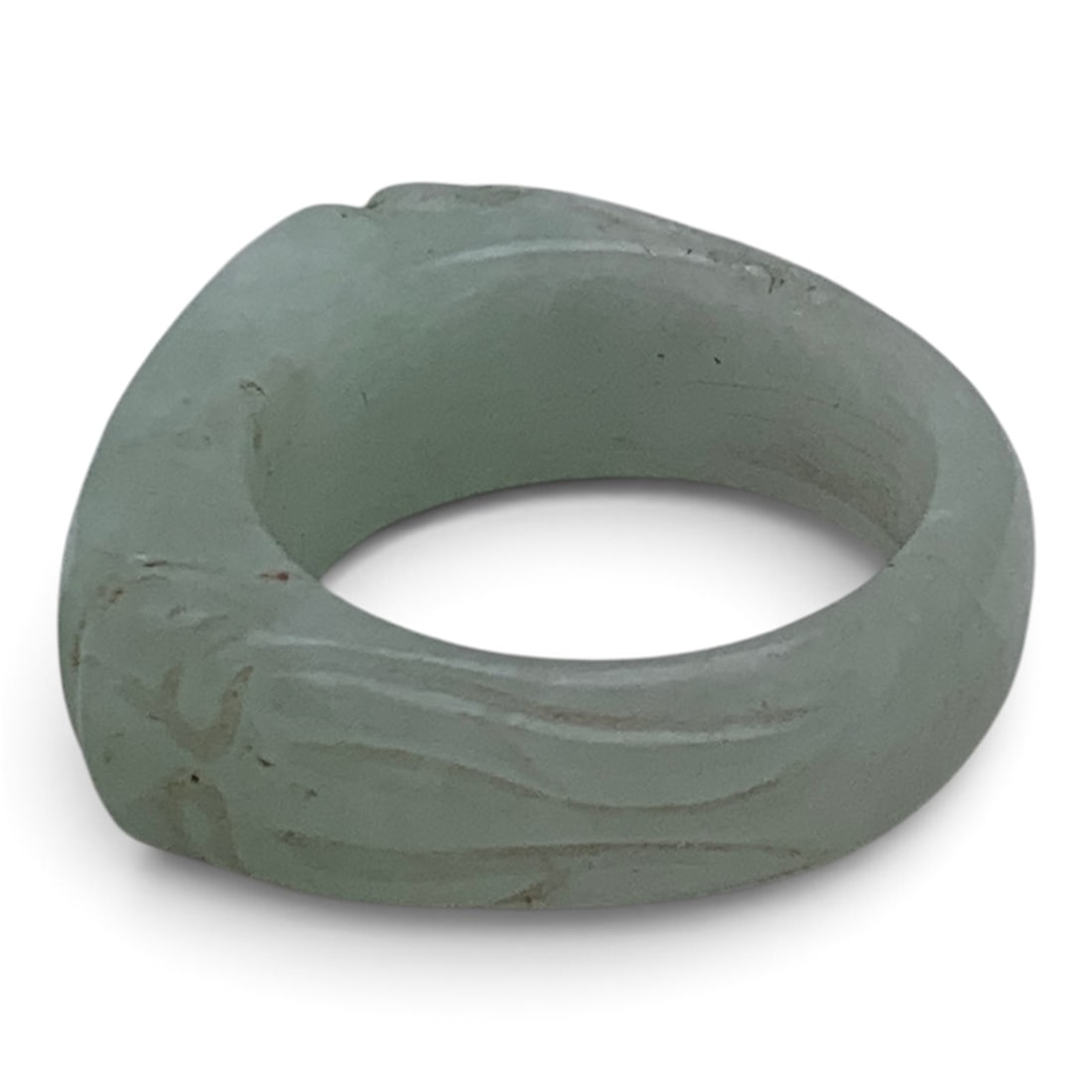 Carved Chinese Jade Ring - 3