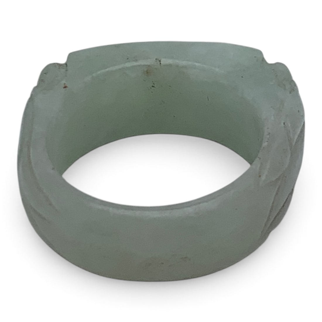 Carved Chinese Jade Ring - 4