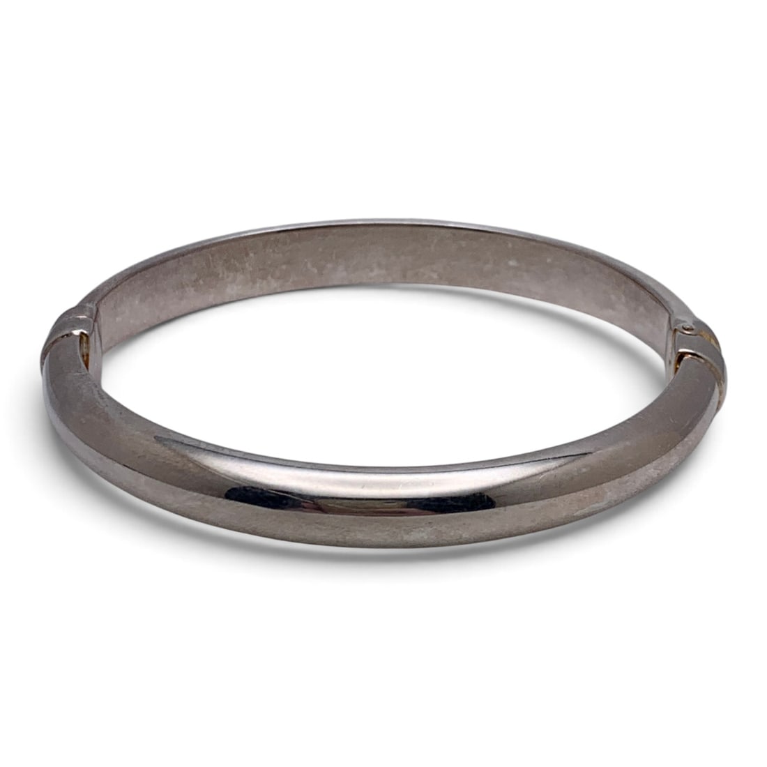 Sterling Silver Italian Hinge Bracelet (1 of 7)