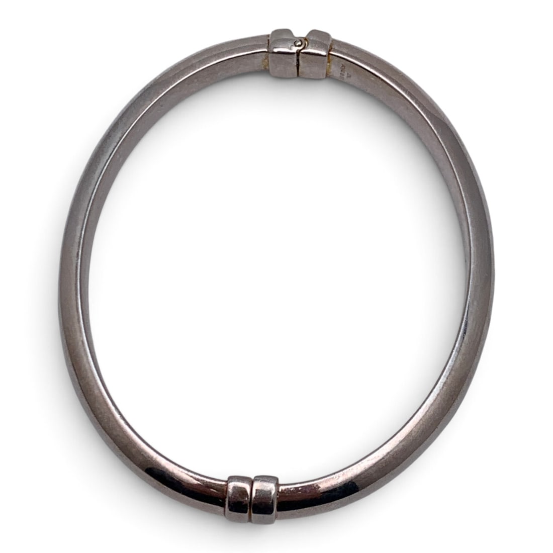 Sterling Silver Italian Hinge Bracelet - 5