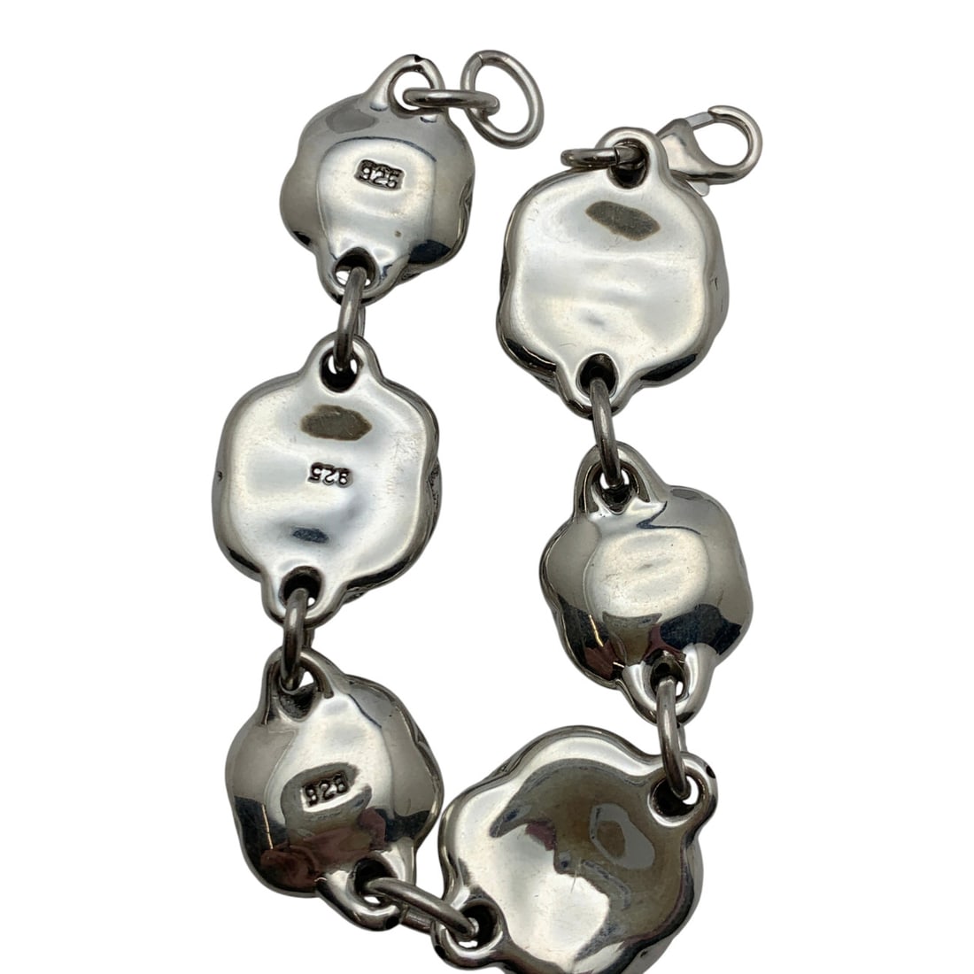 Sterling Silver Rose Bracelet - 4