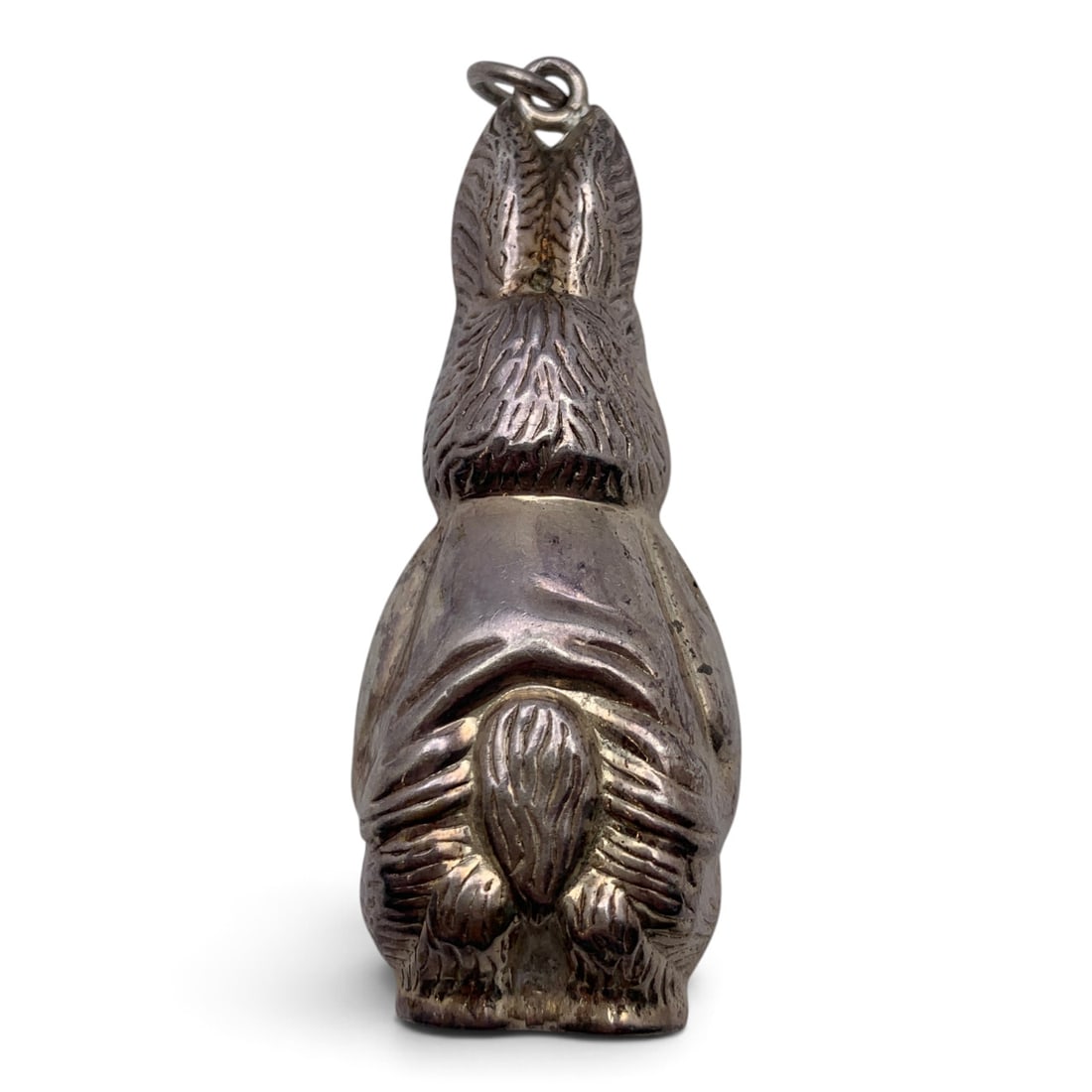 Sterling Silver Figural Rabbit Pendant - 3