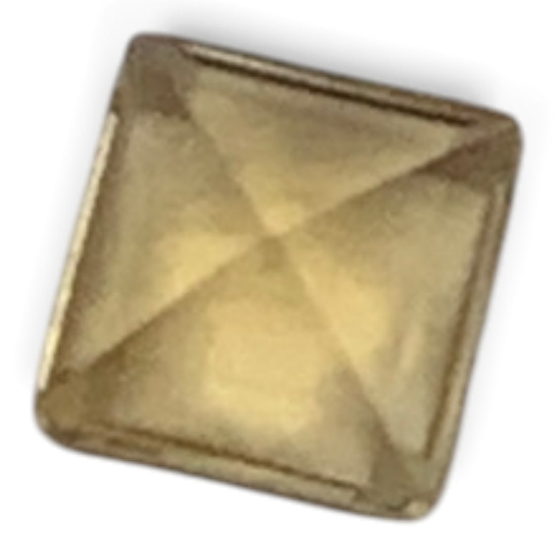 Faceted Yellow Citrine Gemstone - 2