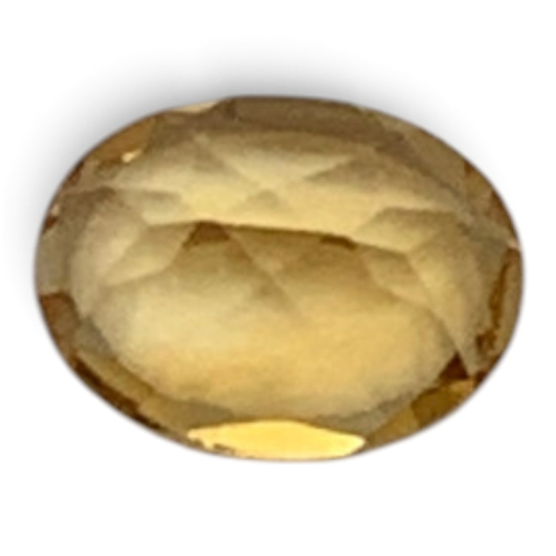 Faceted Yellow Citrine Gemstone - 2