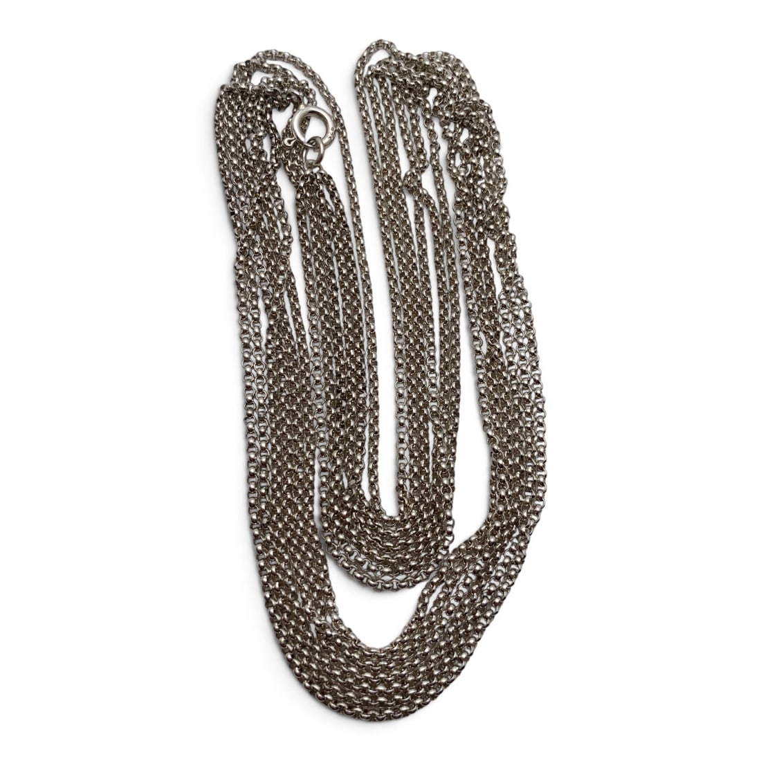 Sterling Silver Multistrand Necklace - 2