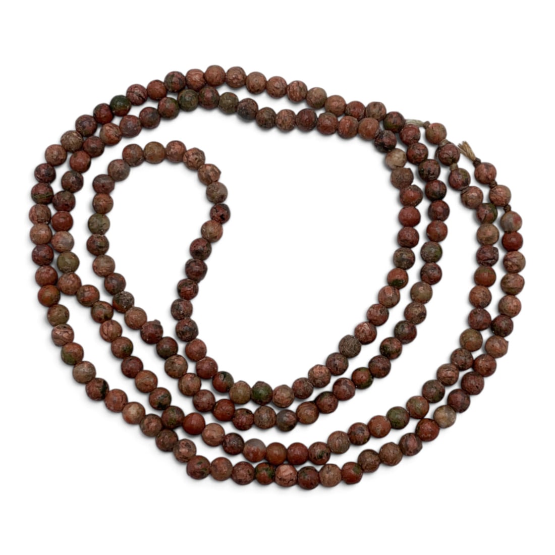 Round Japser Beaded Necklace - 2