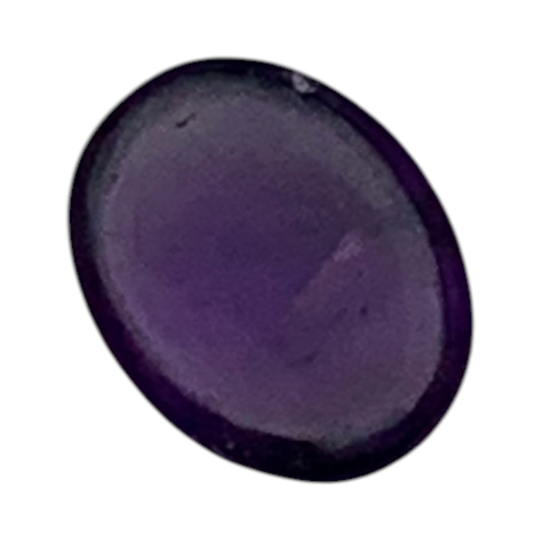 Faceted Purple Amethyst Cabochon - 2