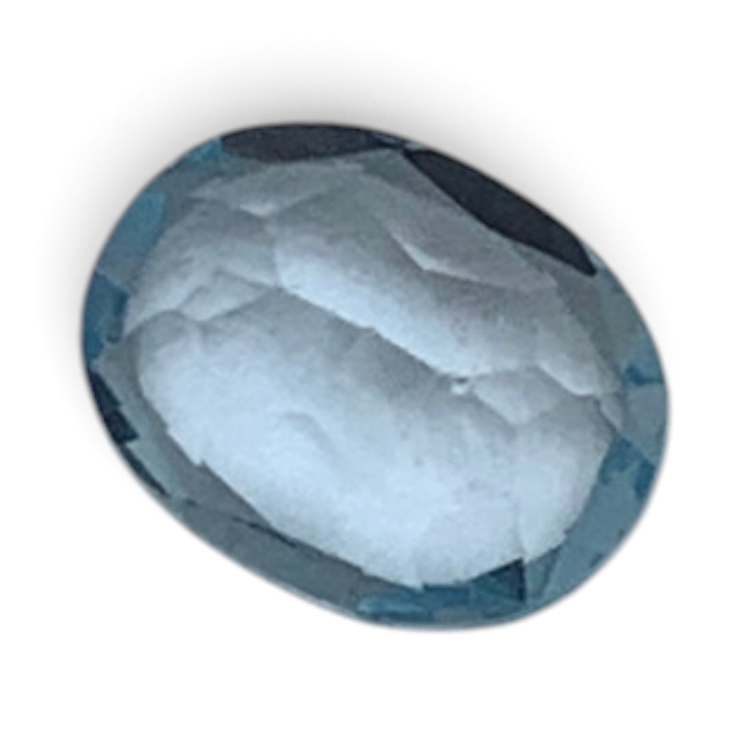Faceted Blue Topaz Gemstone - 2