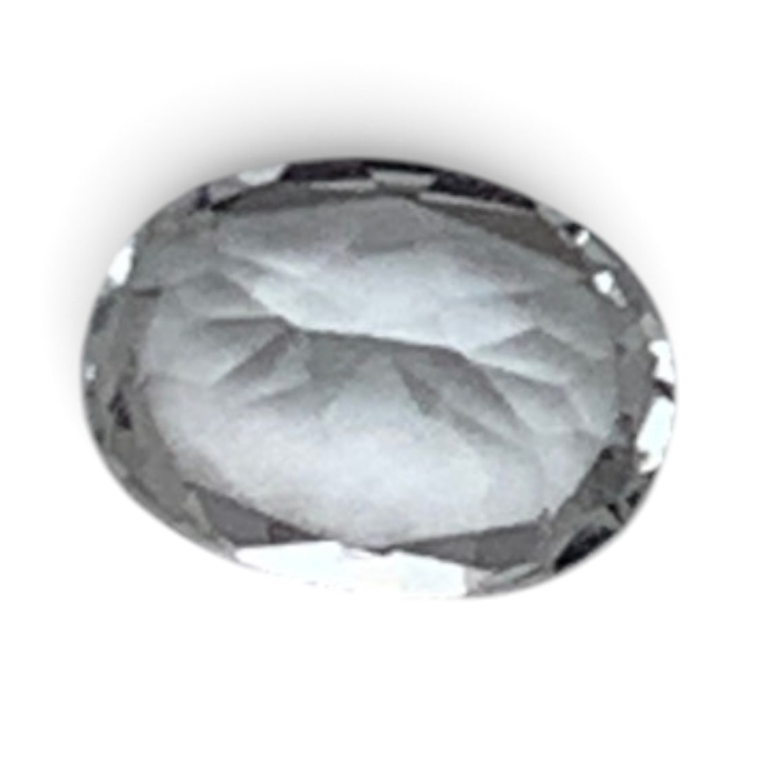 Faceted Clear Topaz Gemstone - 2
