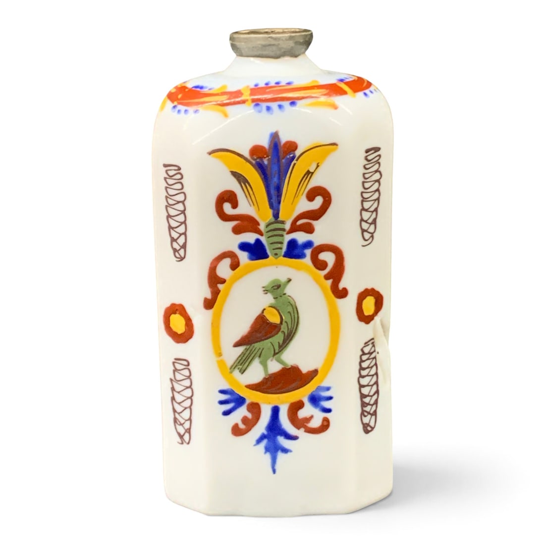 18th Century Stiegel Enameled Glass Bottle (1 of 10)