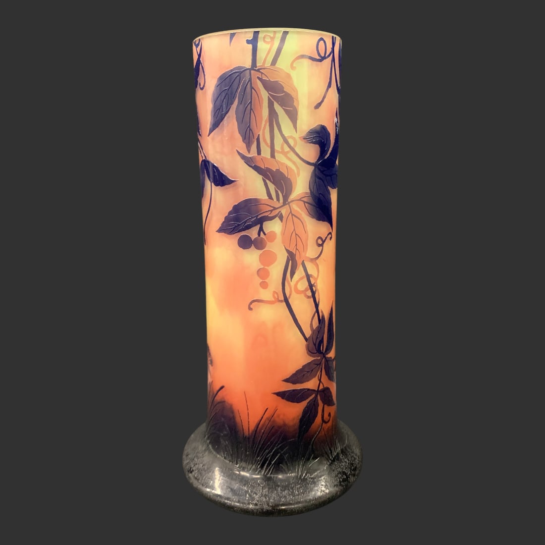 Signed Michel De Nancy French Cameo Vase (1 of 8)