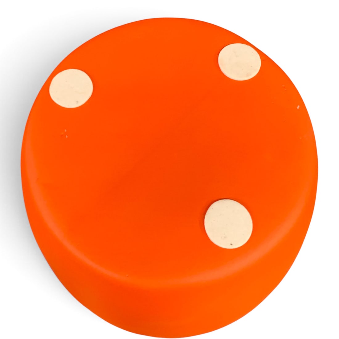 Chinese Orange Ceramic Vase - 7