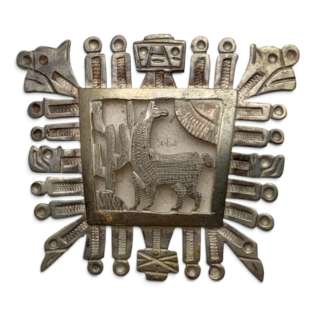 Vintage Mexico Silver Pin: Vintage Silver Pin Tests Silver - 1 3/8" Long - 6.6 Grams