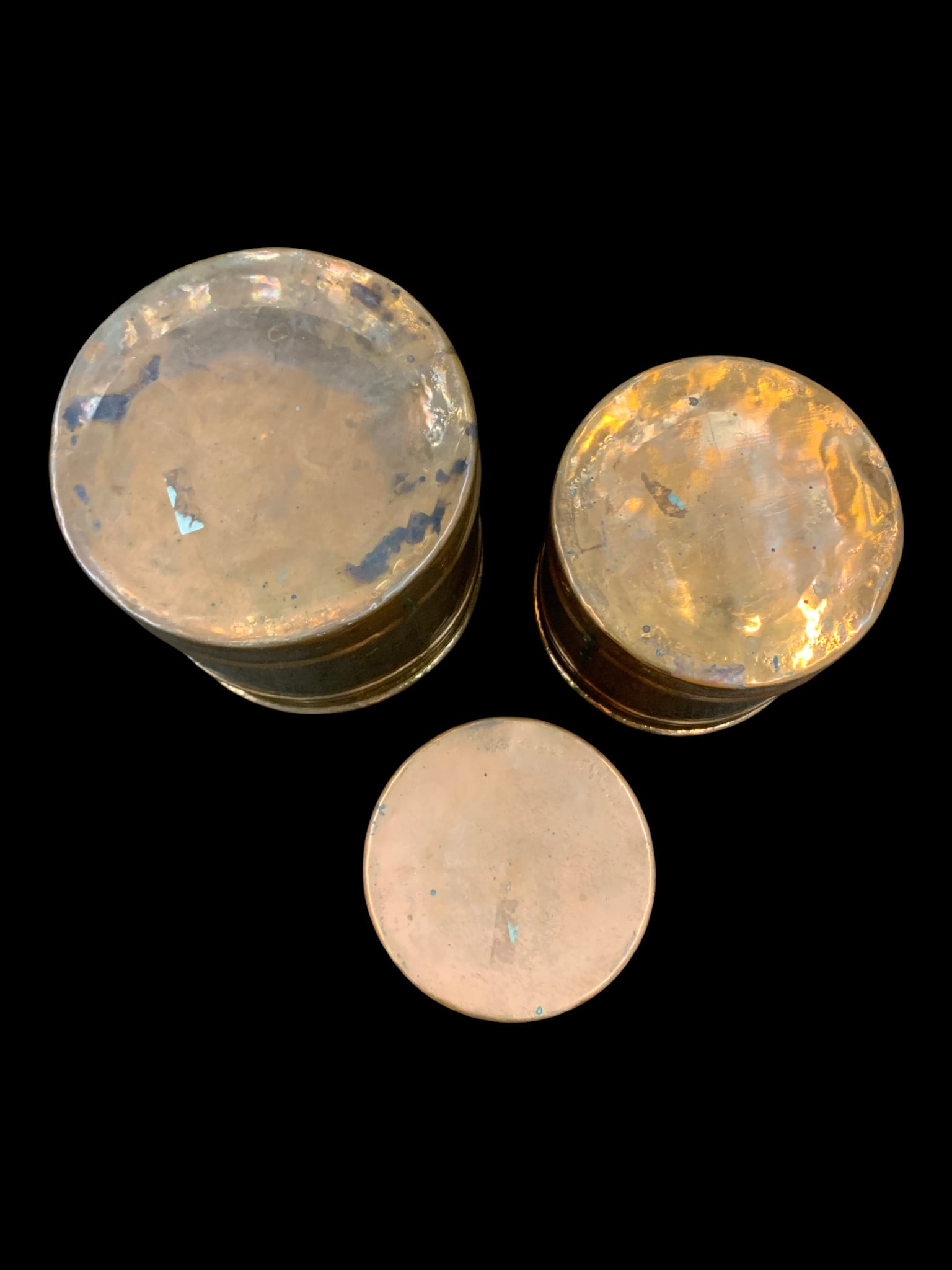 3 Vintage Copper Pots - 4