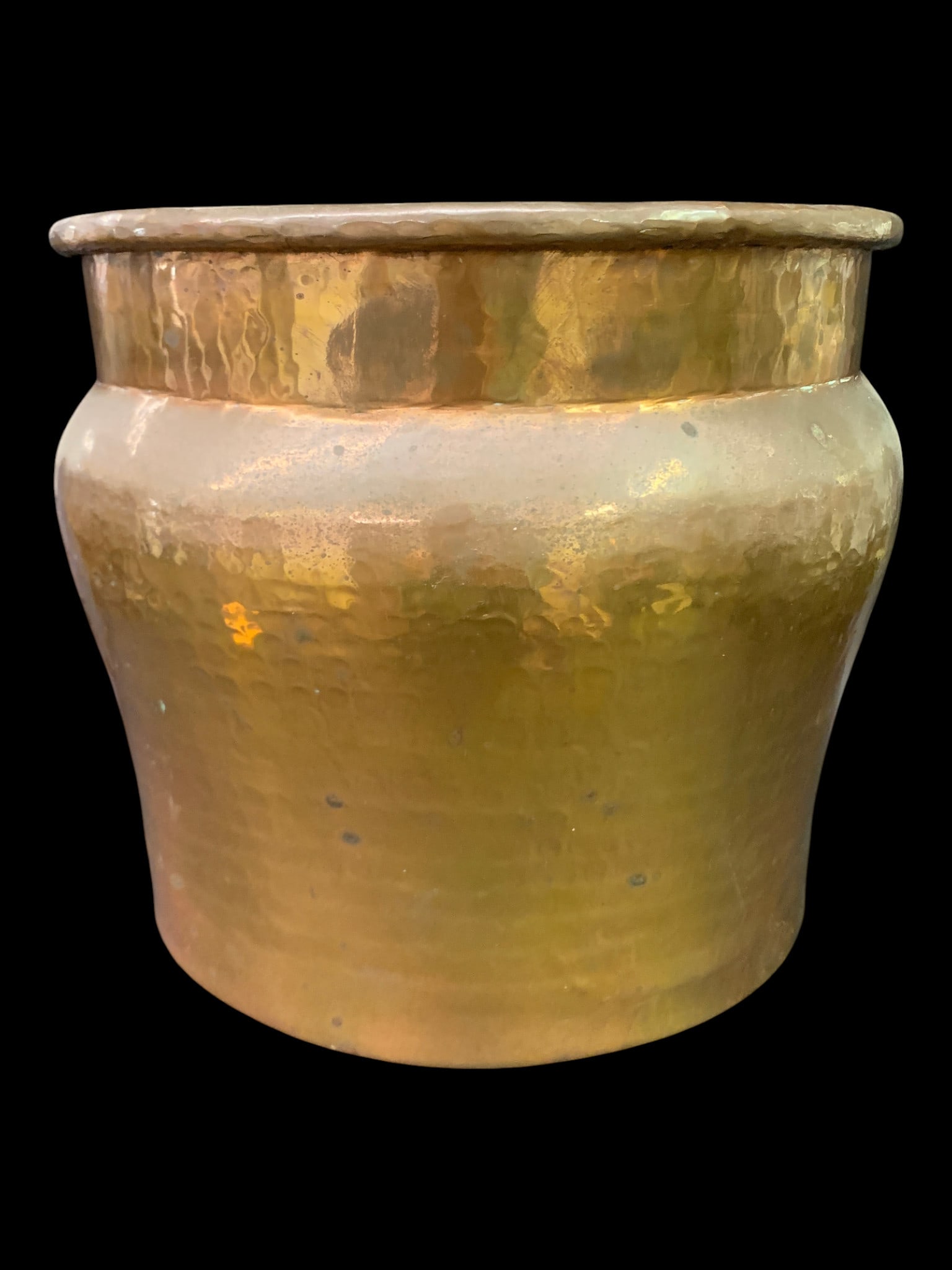 Large Vintage Copper Pot: Large Vintage Copper Pot9" Tall & 10" Diameter