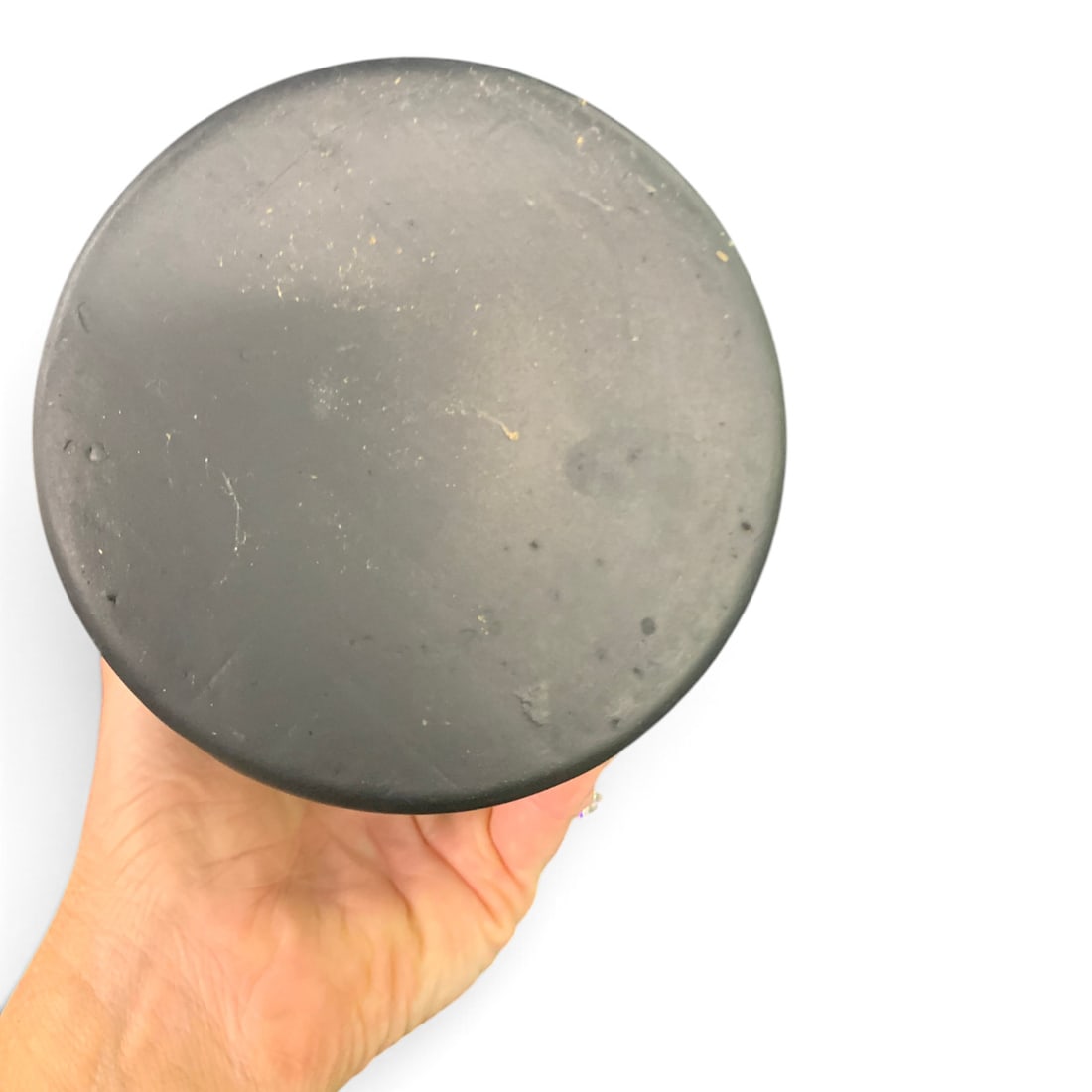 Chinese Black Ceramic Vase - 6