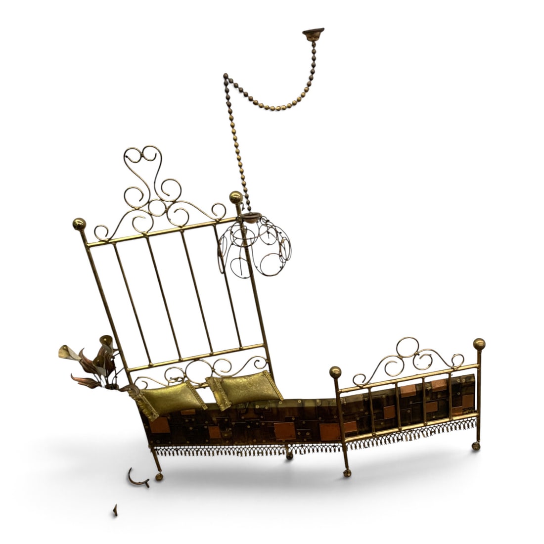 C. Jere Mcm Mixed Metal Wall Sculpture (1 of 6)