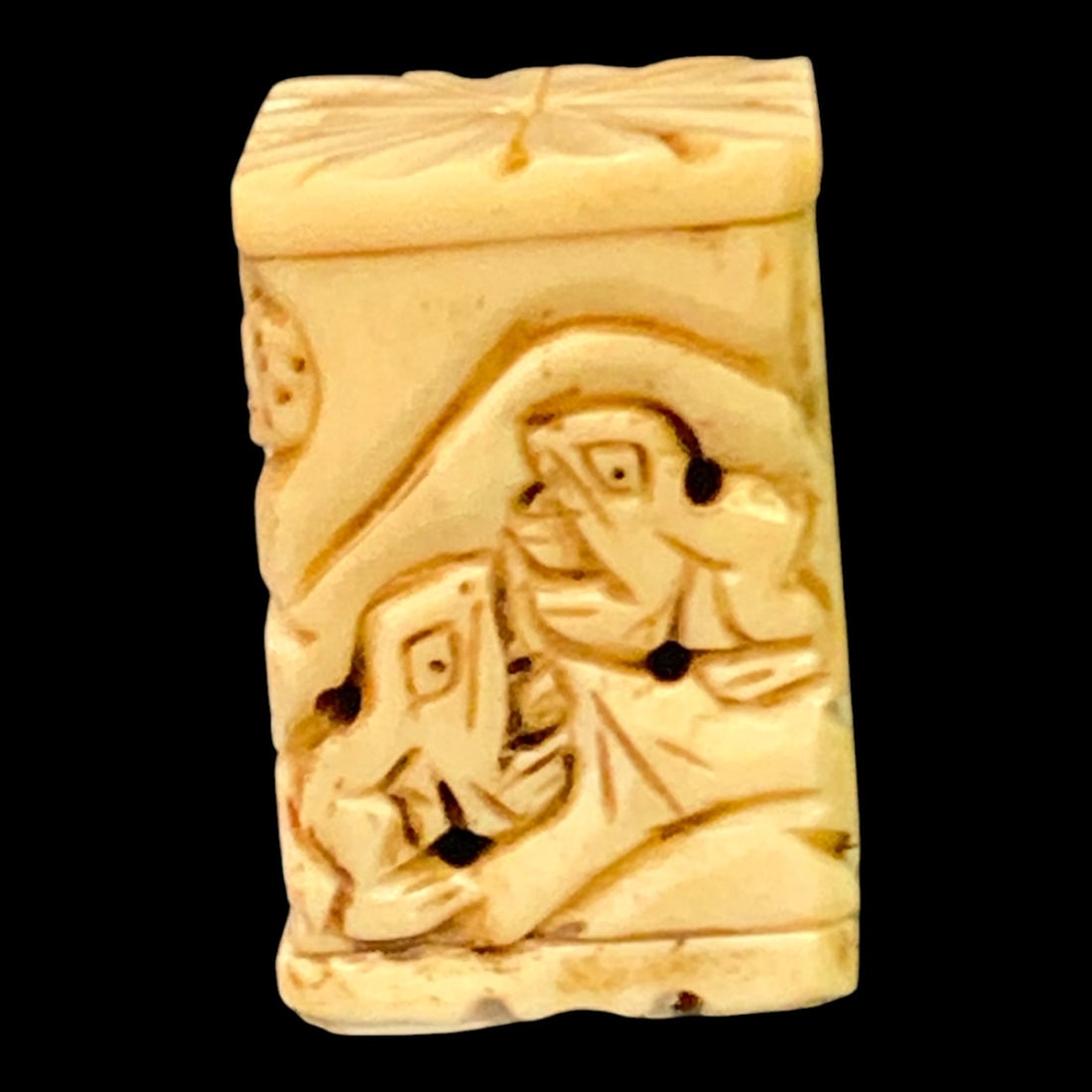 Hand-carved Bone Toggle - 2