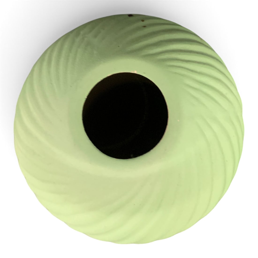 Chinese Green Ceramic Vase - 5