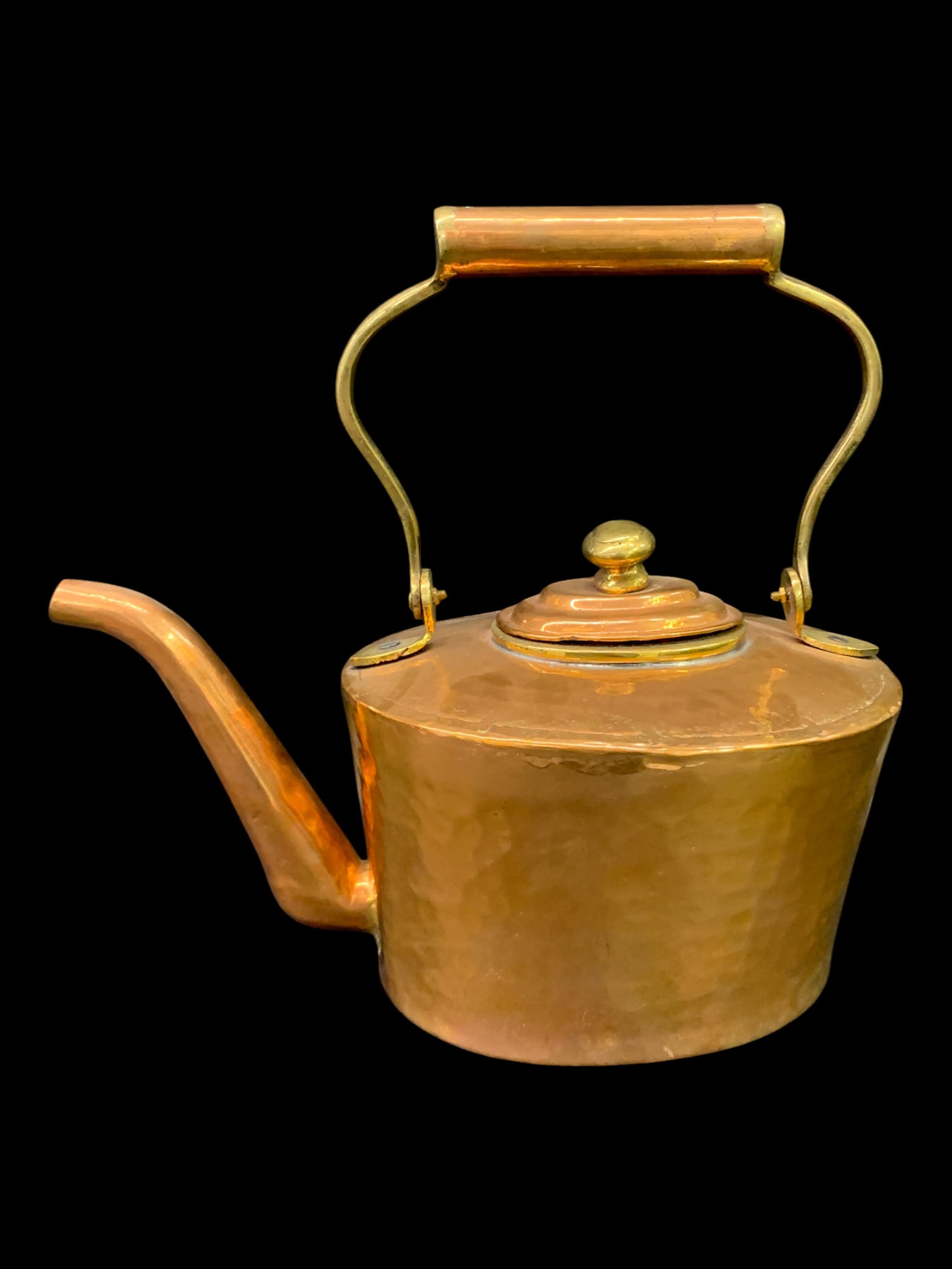 Vintage Copper Tea Kettle - 3